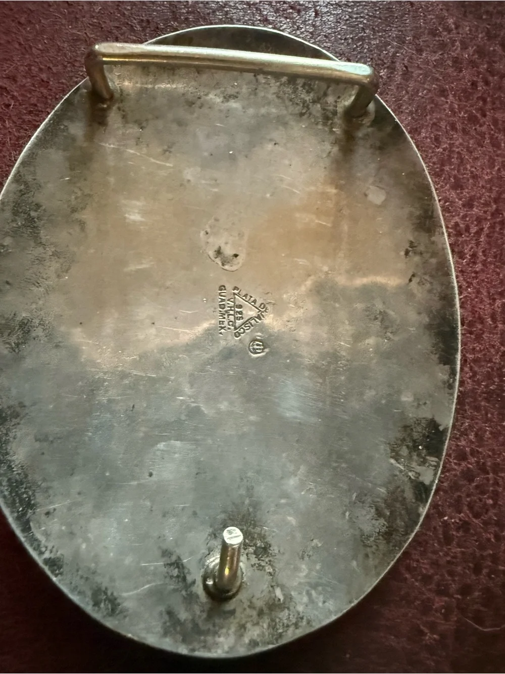 Vintage Plata De Jalisco .925 Sterling and Jewelers Gold Western Belt Buckle
